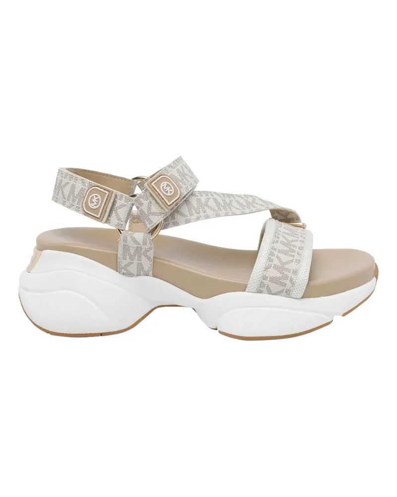 Michael Kors Bowie logo round-toe sandals - Nude Nude