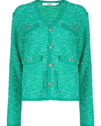 b+ab Cardigan mit Knopfverschluss Grün