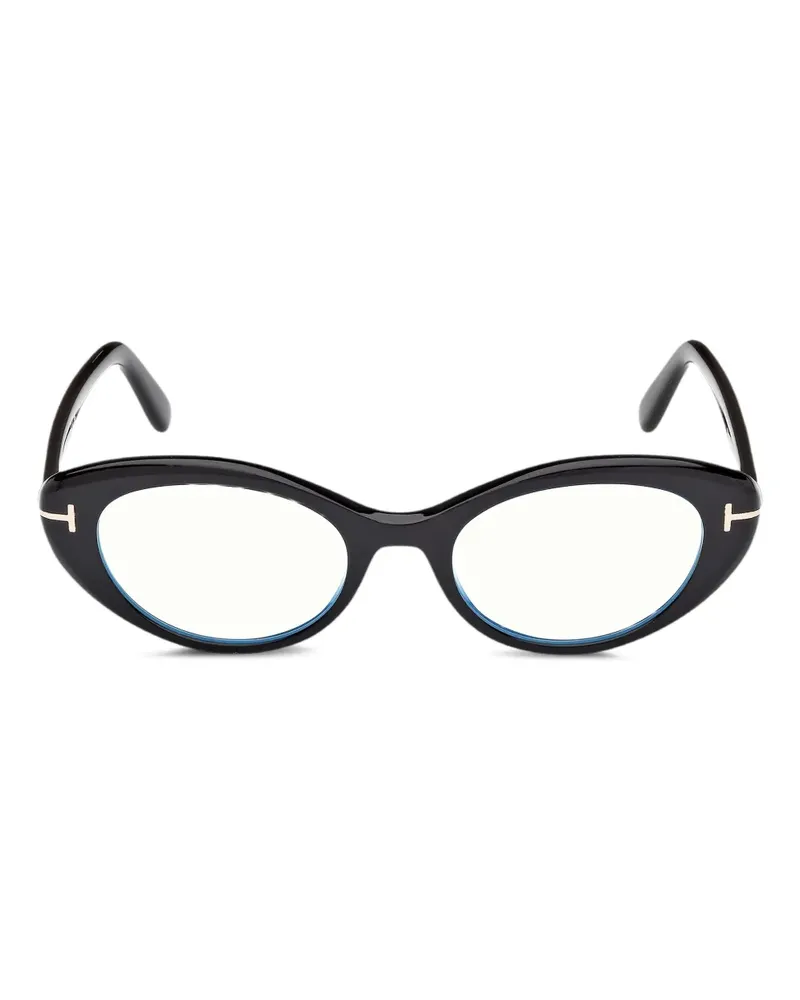 Tom Ford Brille im Cat-Eye-Design - Schwarz Schwarz