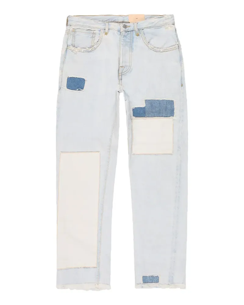 Fortela Jeans mit Patchwork-Detail - Blau Blau