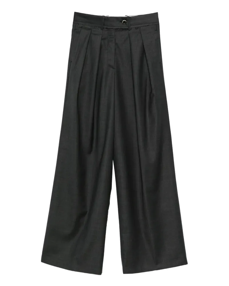 nine:inthe:morning pleated trousers - Grau Grau