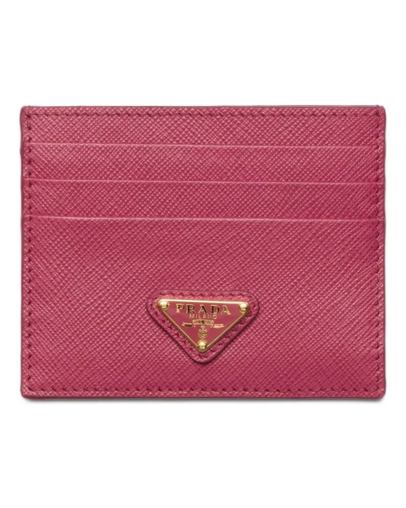 Prada Kartenetui aus Saffiano-Leder - Rosa Rosa