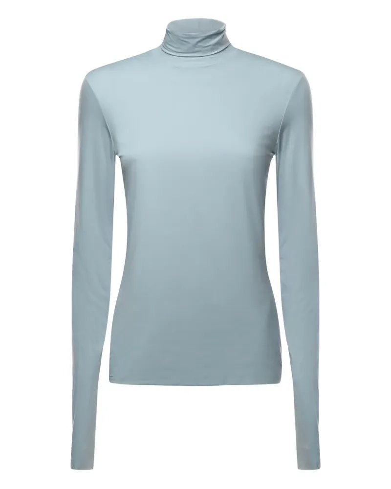 SPORTMAX Langärmeliges Rollkragenoberteil - Blau Blau