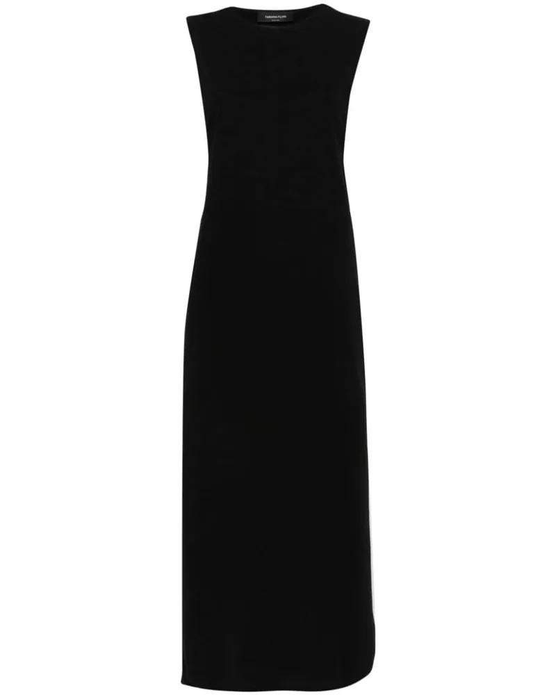 Fabiana Filippi Midikleid aus Wolle - Schwarz Schwarz