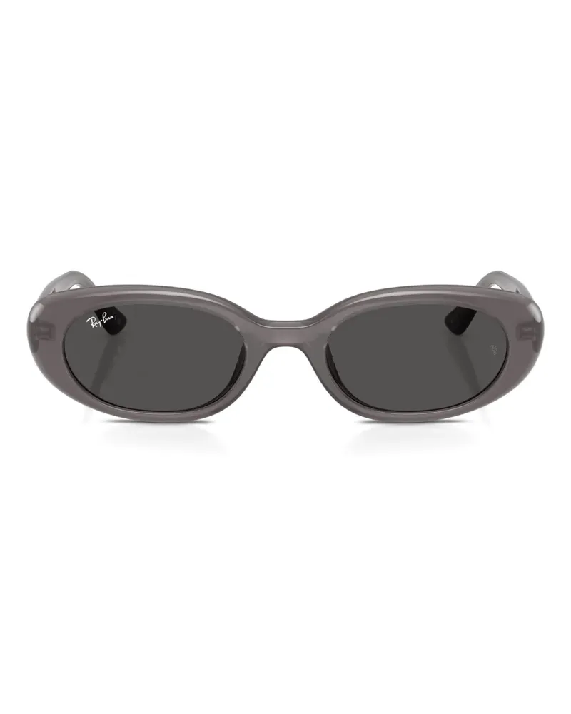 Ray Ban Sonnenbrille mit ovalem Gestell - Schwarz Schwarz
