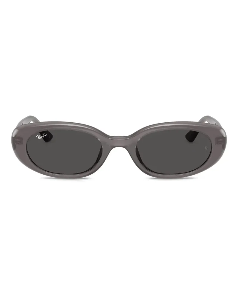 Ray Ban Sonnenbrille mit ovalem Gestell - Schwarz Schwarz
