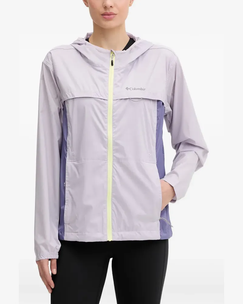 Columbia Sportswear Company Crested Canyon logo-print hooded jacket - Violett Violett