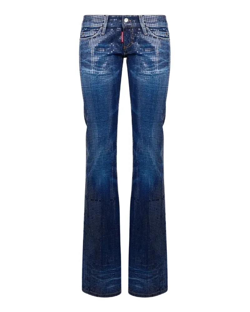 Dsquared2 Frosted Venus Jeans mit Pailletten - Blau Blau