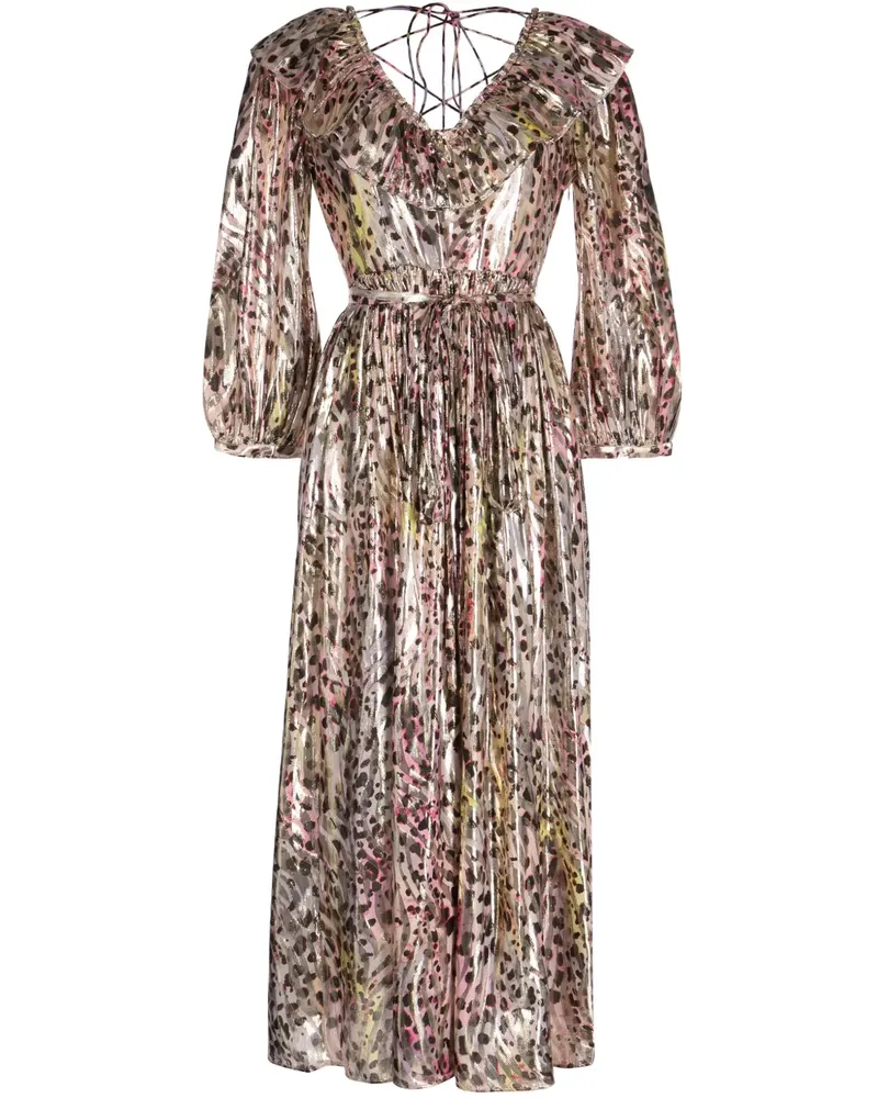 Hayley Menzies Kleid mit abstraktem Muster - Mehrfarbig Mehrfarbig