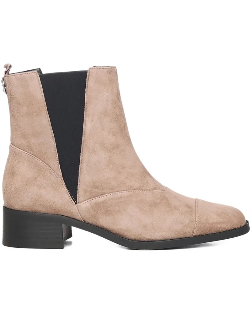Coccinelle Nikla Stiefel mit angeschnittener Kappe 40mm - Nude Nude