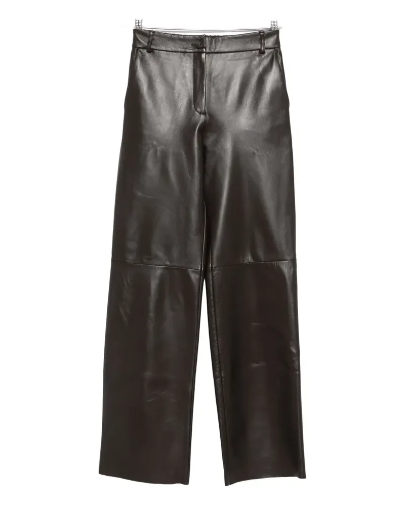 Antonelli Firenze Hose aus Leder - Braun Braun