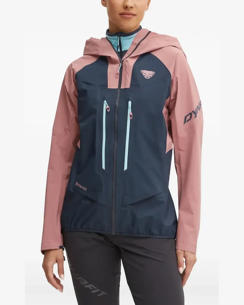 Dynafit logo hooded jacket - Blau Blau