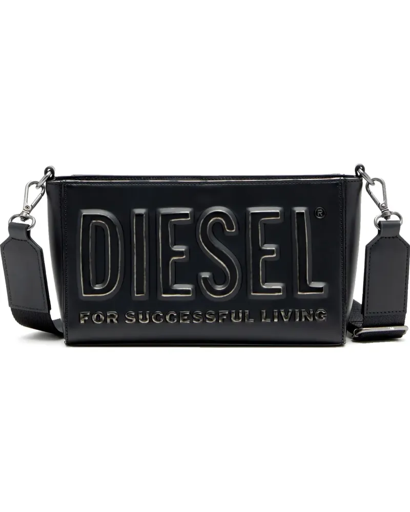 Diesel 3D Camera Kuriertasche - Schwarz Schwarz