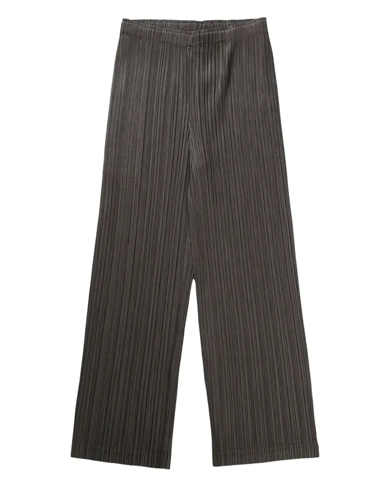 Issey Miyake straight-leg trousers - Grau Grau