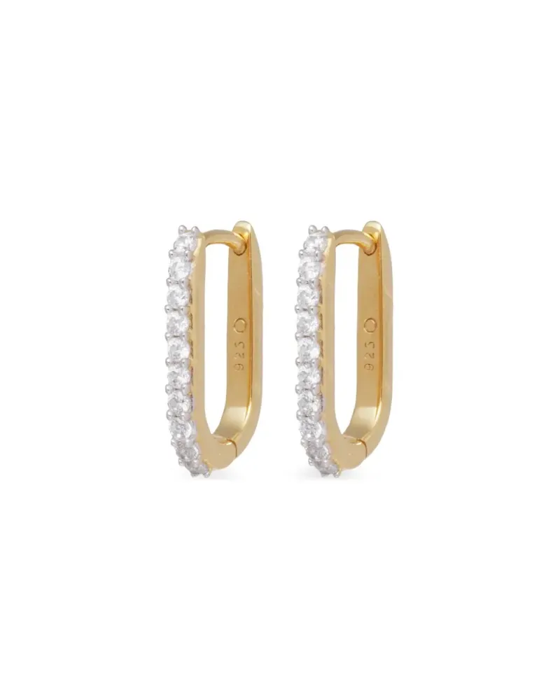 Missoma Ohrringe mit Kristallen - Gold Gold