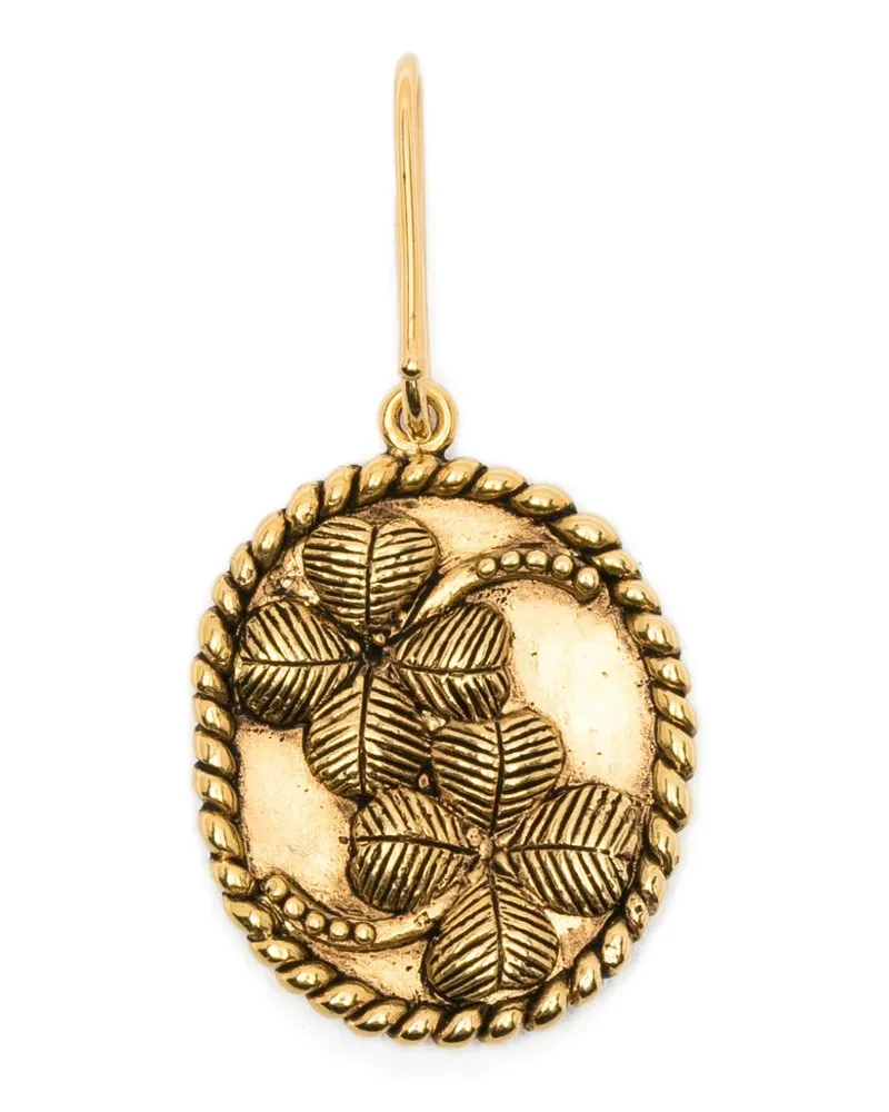 Aurélie Bidermann Zodiaque Gémeaux clover charm necklace - Gold Gold