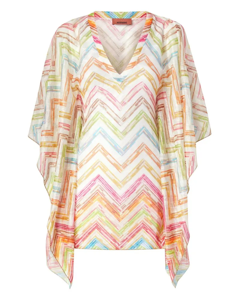 Missoni Minikleid mit Print - Weiß Weiß