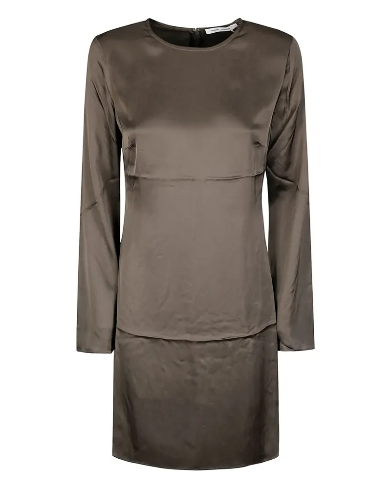 Samsøe & Samsøe Samiley long-sleeve mini dress - Grün Grün