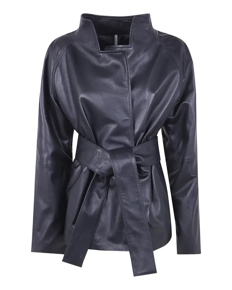 Liviana Conti belt jacket - Schwarz Schwarz