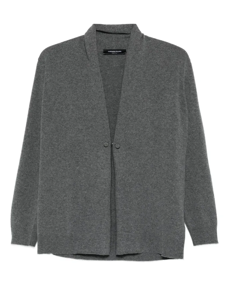 Fabiana Filippi Cardigan mit Knöpfen - Grau Grau