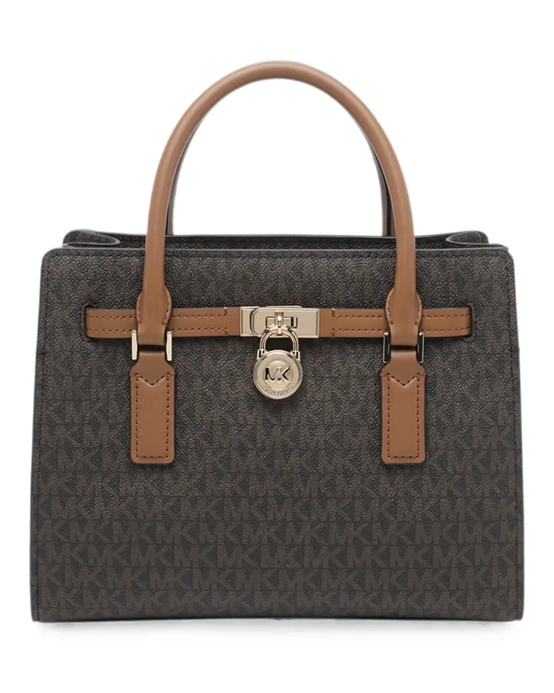 Michael Kors Hamilton logo-print tote bag - Braun Braun