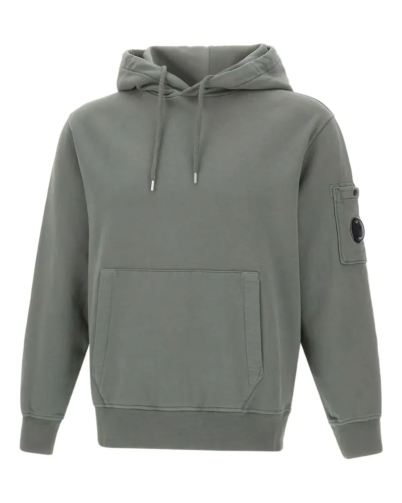 C.P. Company lens-detail cotton hoodie - Grau Grau