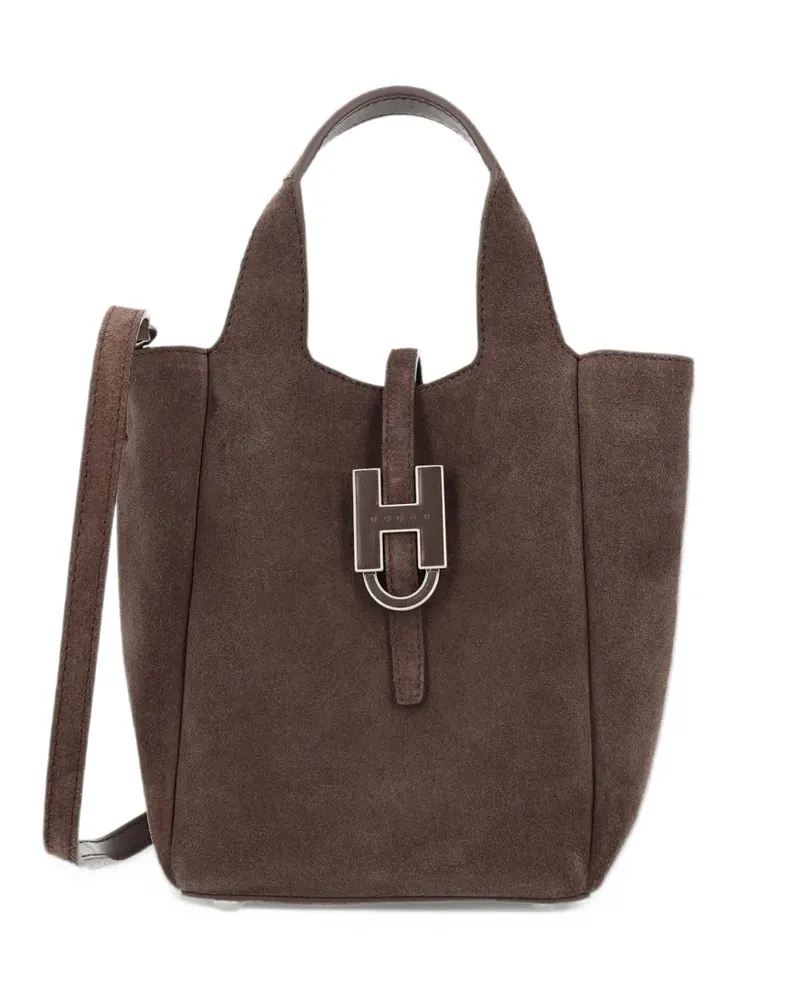 Hogan Mini Trend Shopping Bag - Braun Braun