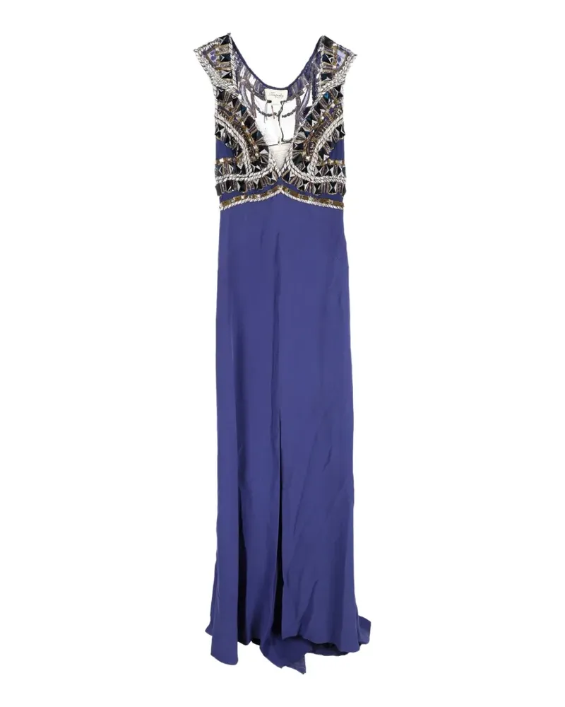 Temperley London Verziertes Abendkleid - Blau Blau
