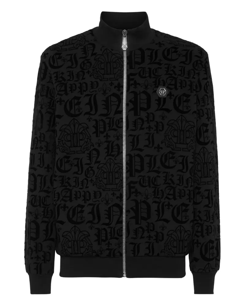 Philipp Plein Gothic Plein Sportjacke - Schwarz Schwarz