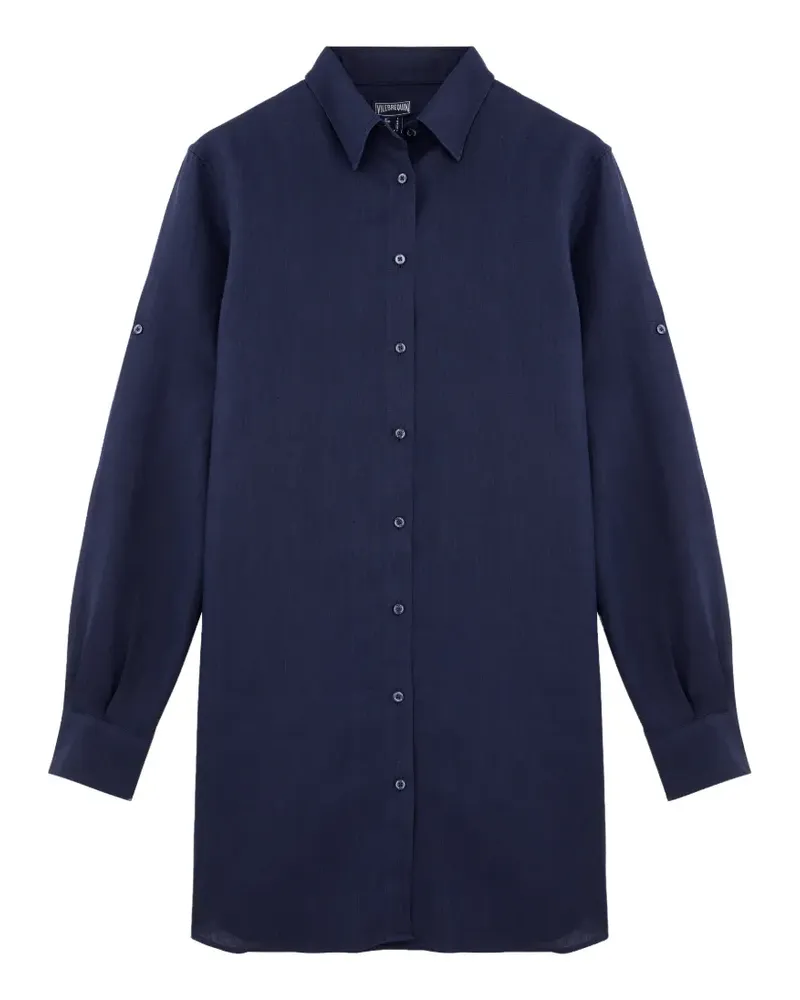 Vilebrequin Langärmeliges Minikleid - Blau Blau