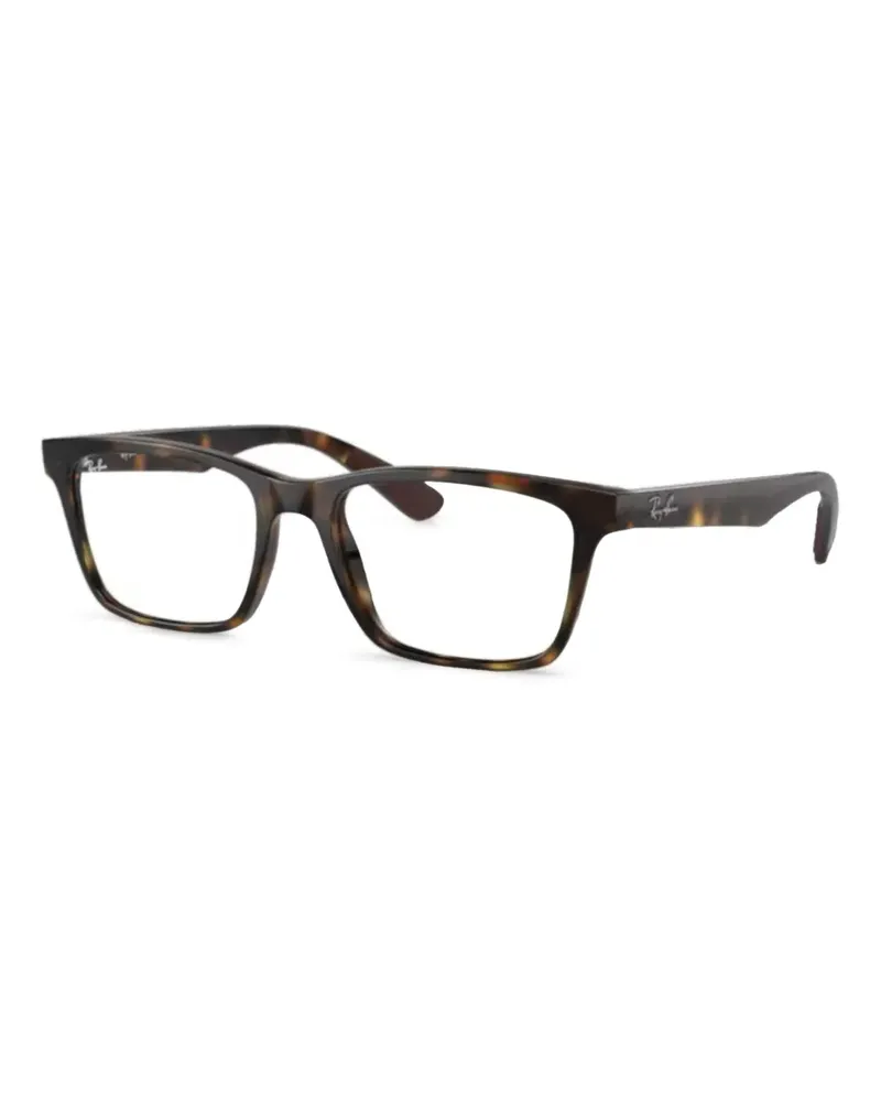 Ray Ban Brille mit eckigem Gestell - Braun Braun