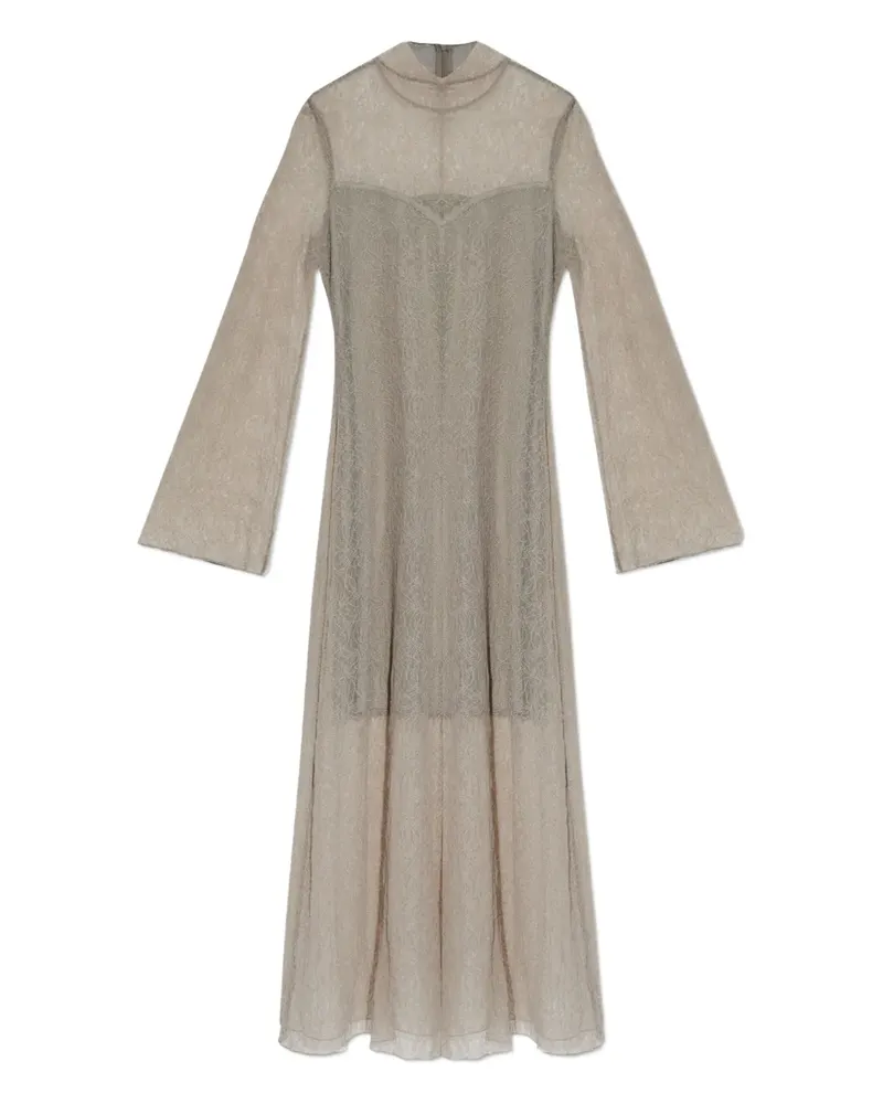 Gestuz Klassisches Sheer-Kleid - Braun Braun