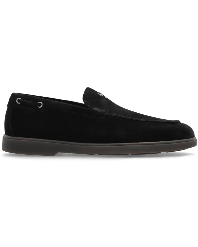Giuseppe Zanotti Loafer aus Wildleder - Schwarz Schwarz