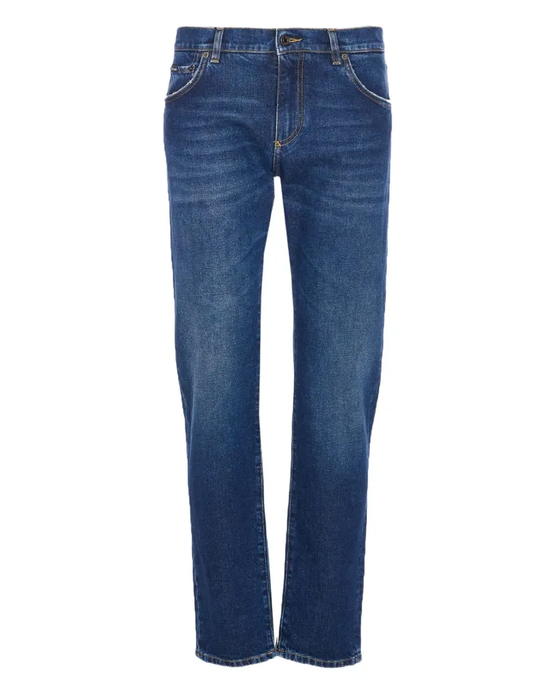 Dolce & Gabbana five-pocket slim-fit jeans - Blau Blau