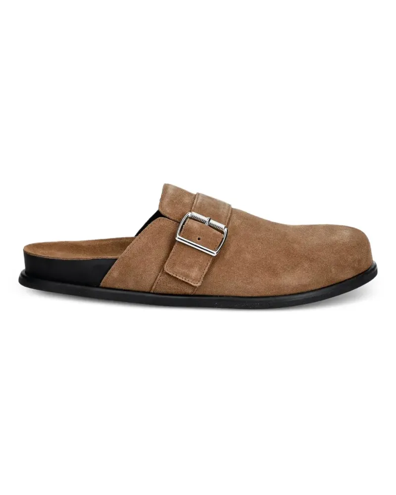Vagabond Effie buckle-fastening suede mules - Braun Braun