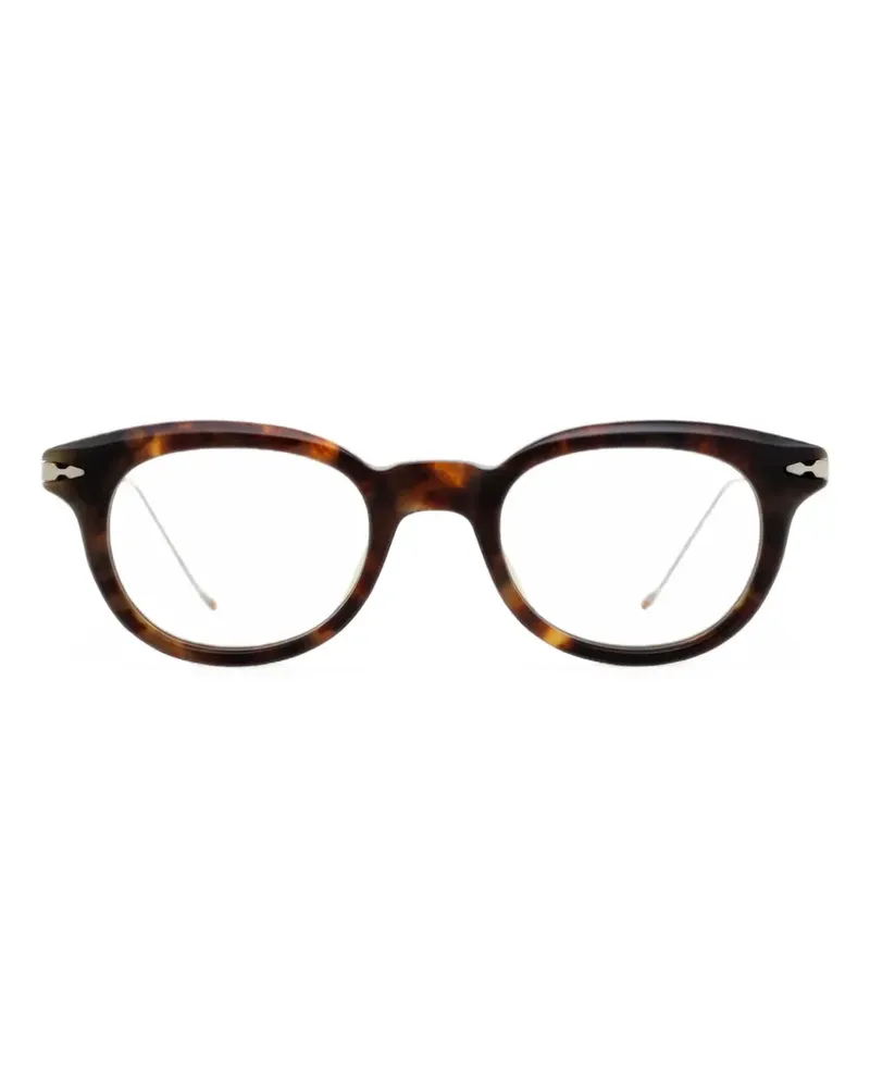 Jacques Marie Mage Hisao Brille mit rundem Gestell - Braun Braun