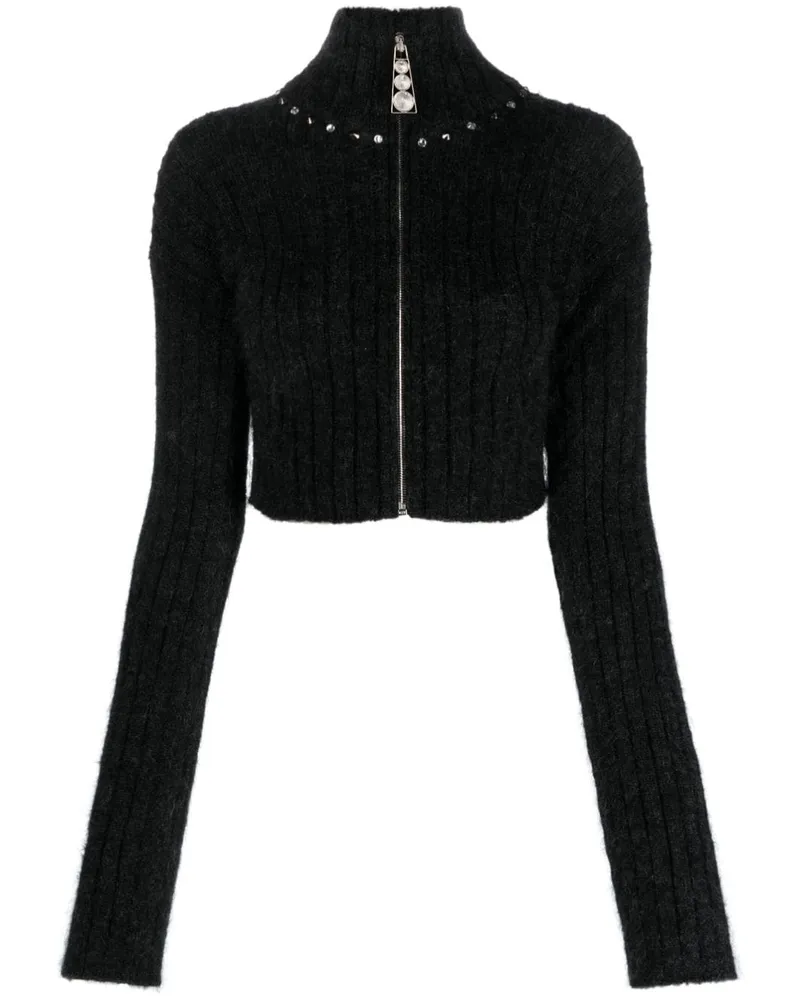 Alessandra Rich Verzierter Cardigan - Grau Grau