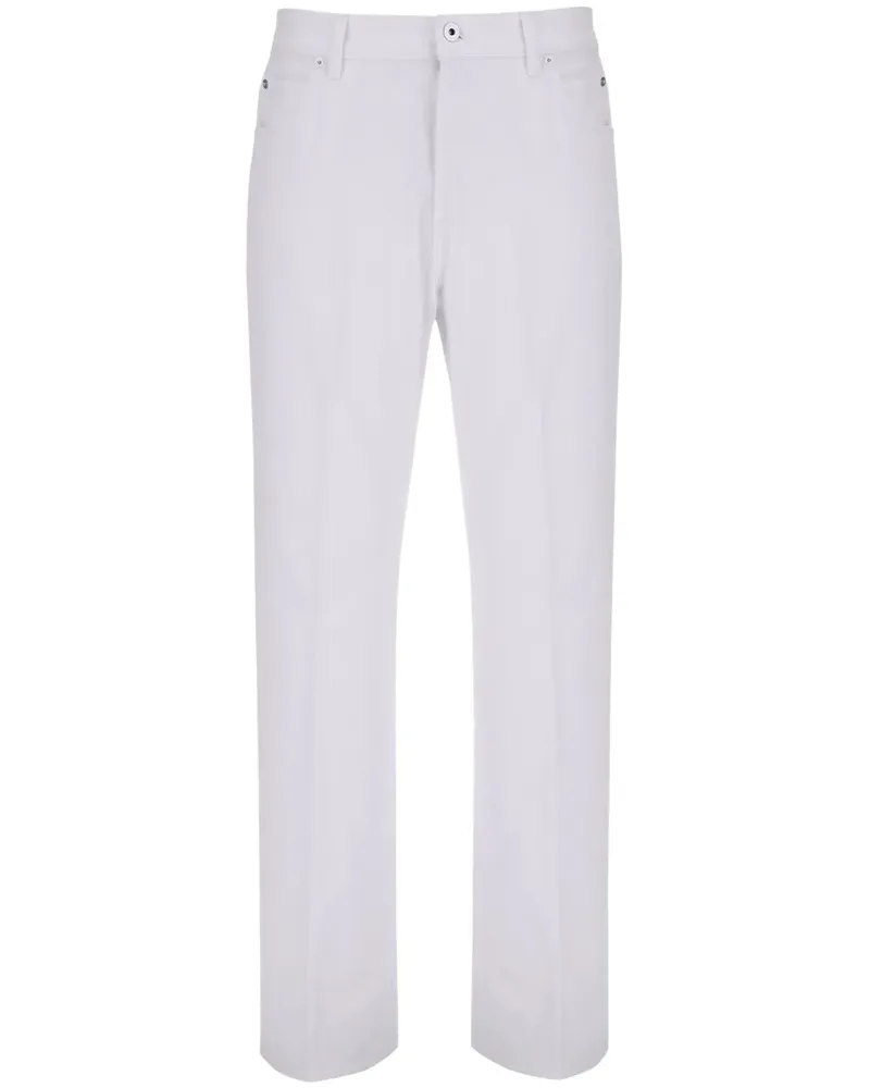 Ferragamo Hose mit geradem Bein - Weiß Weiß