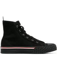 Thom Browne High-Top-Sneakers mit RWB-Streifen Schwarz