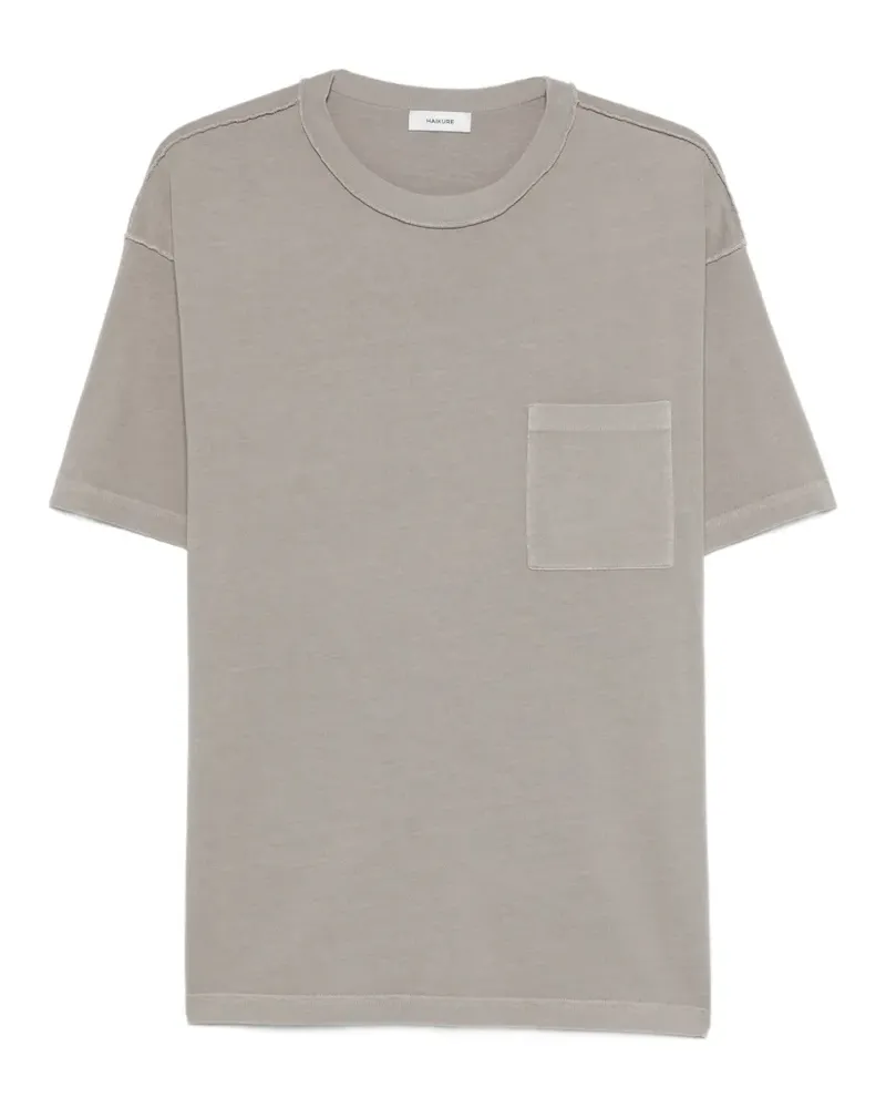 Haikure Jude T-Shirt mit Tasche - Grau Grau