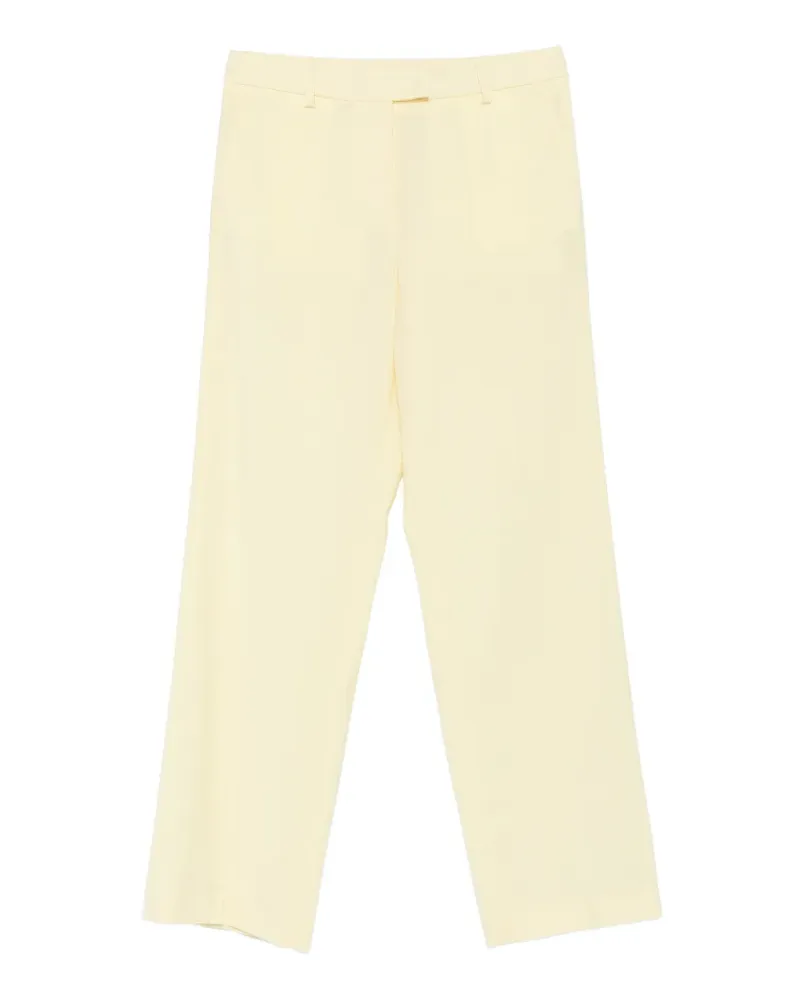 Manuel Ritz pressed-crease tailored trousers - Gelb Gelb