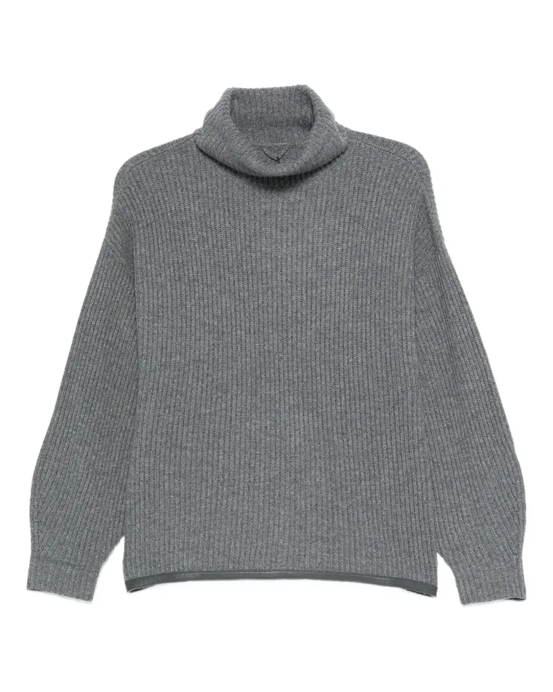 MAX&MOI Velvia Rollkragenpullover - Grau Grau