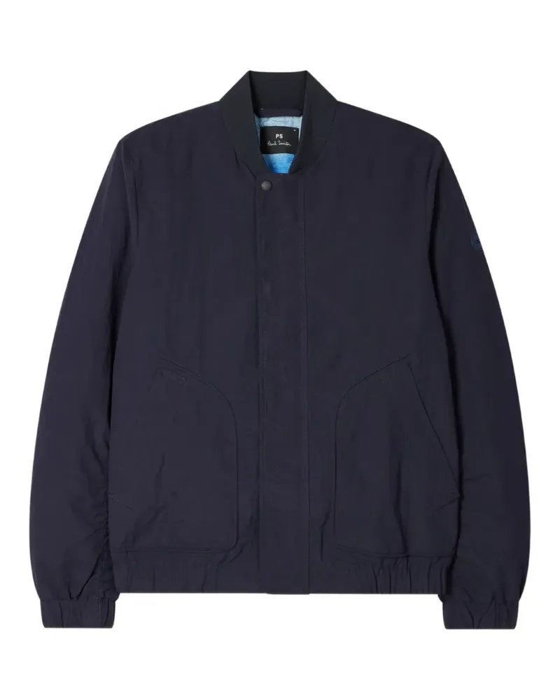 Paul Smith buttoned bomber jacket - Blau Blau