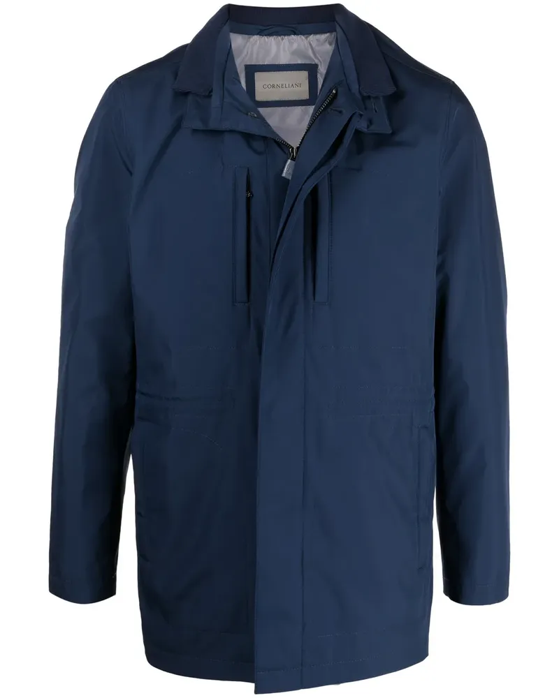 Corneliani Jacke mit Taschen - Blau Blau