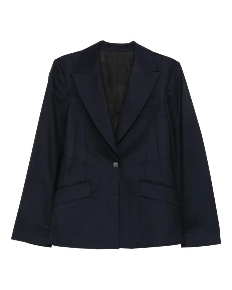 KIKO KOSTADINOV pinstripe-pattern single-breasted blazer - Blau Blau