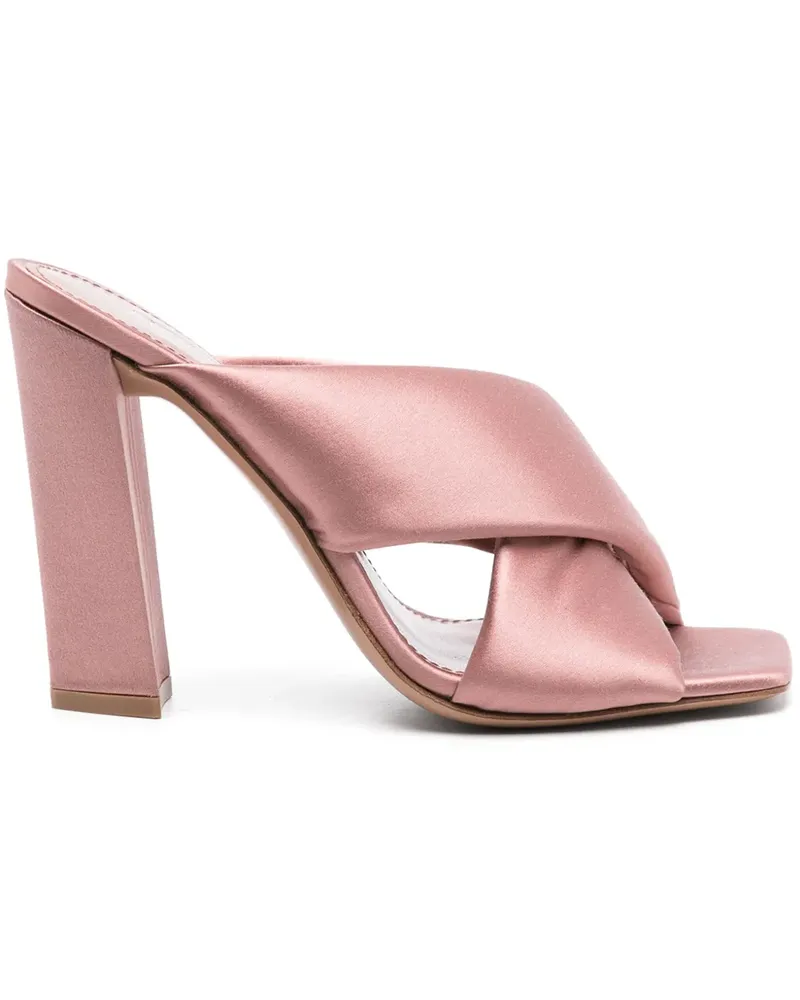 Paris Texas Dafne Mules 110mm - Rosa Rosa