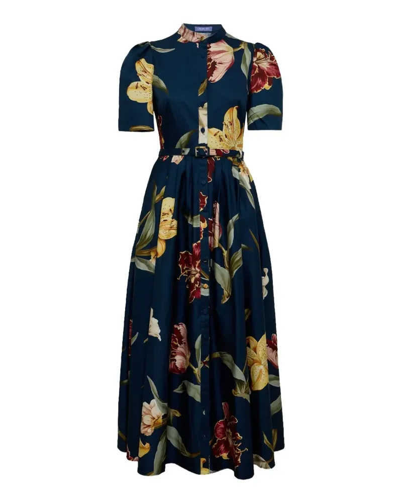 LEO LIN Bianca Midikleid - Blau Blau