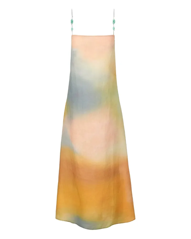 STAUD Laura Maxikleid - Orange Orange