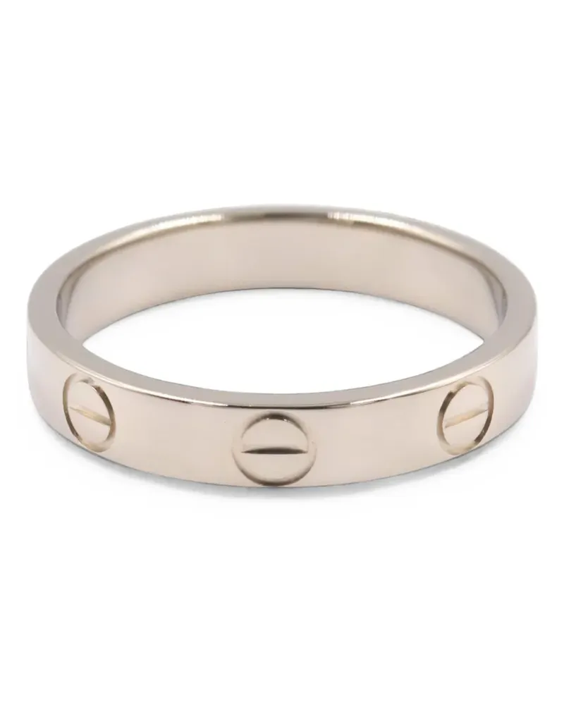 Cartier 2010s mini Love Ring - Silber Silber