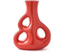 Three Ears Vase aus Keramik (50,5cm x 38cm) - Rot